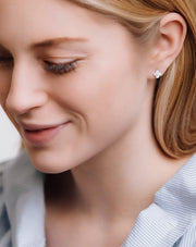 Diamond Clover Earrings