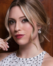 Signature Onyx Maltese Cross Charm Earrings