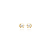 Diamond Solitaire Earrings
