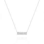 White Bar Necklace