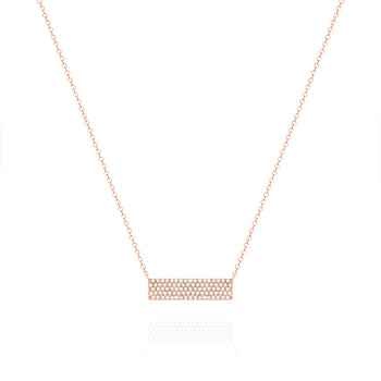 Rose Bar Necklace