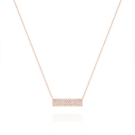 Rose Bar Necklace