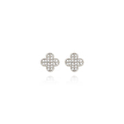 Diamond Clover Earrings