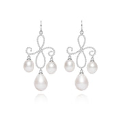 Pearl Chandelier Earrings