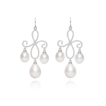 Pearl Chandelier Earrings