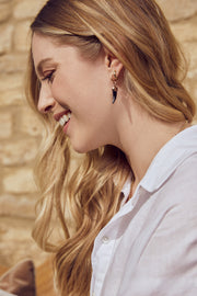 Faru Onyx Charm Earrings