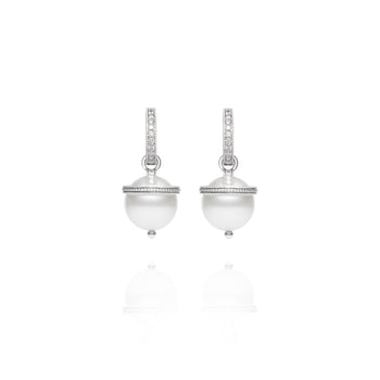 Signature South Sea Pearl Orb Charm Earrings