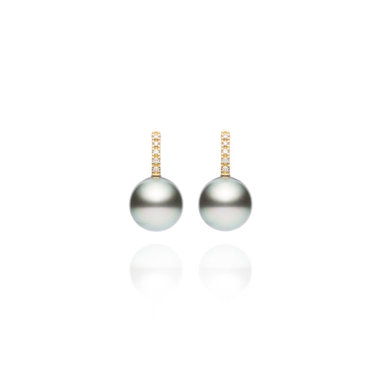 Signature Shepherd's Hook Tahitian Pearl Earrings