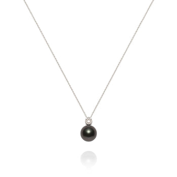 Diamond and Tahitian Pearl Pendant